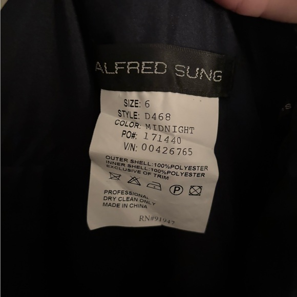 navy blue party dress - Picture 3 of 3